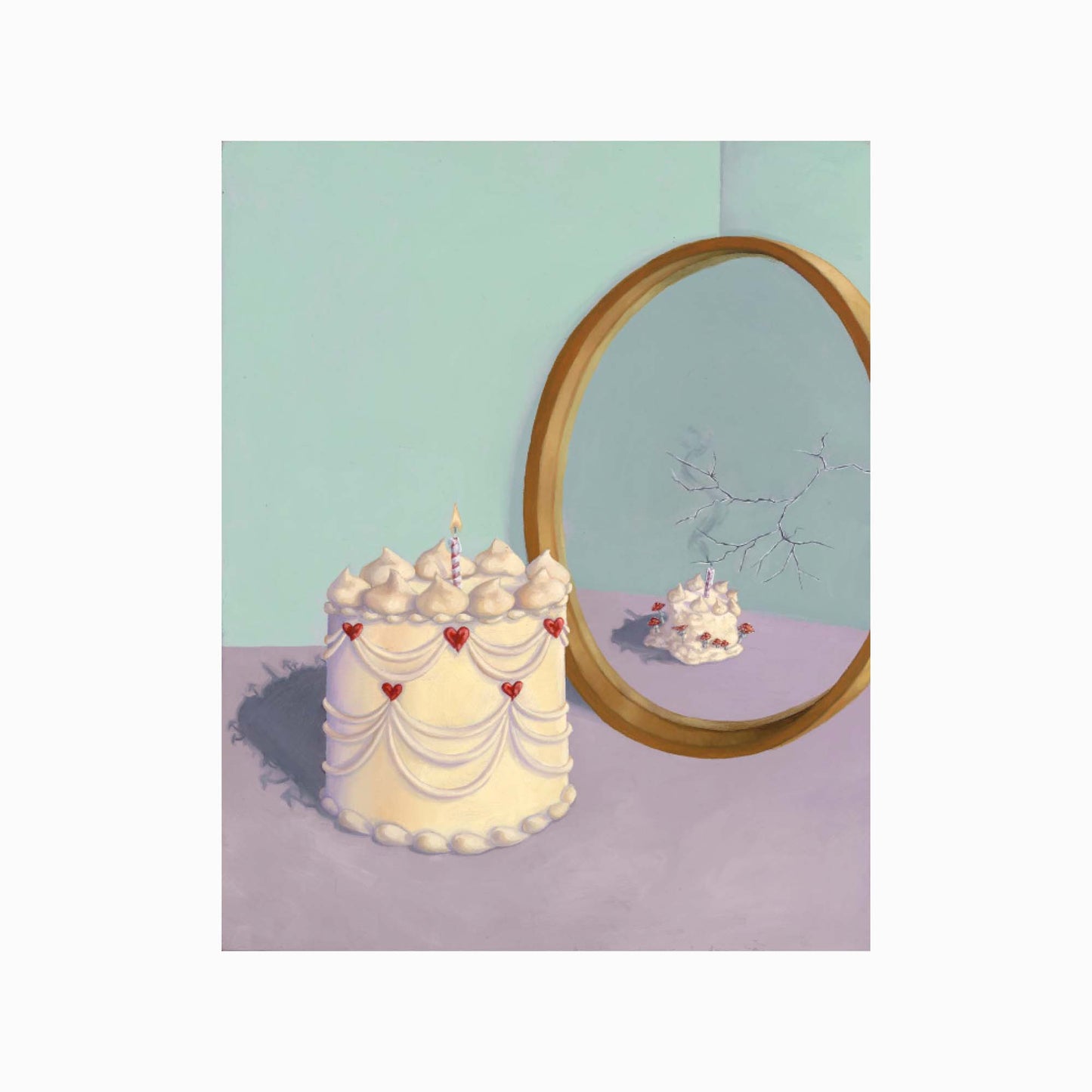 Distorted Reflection Art Print