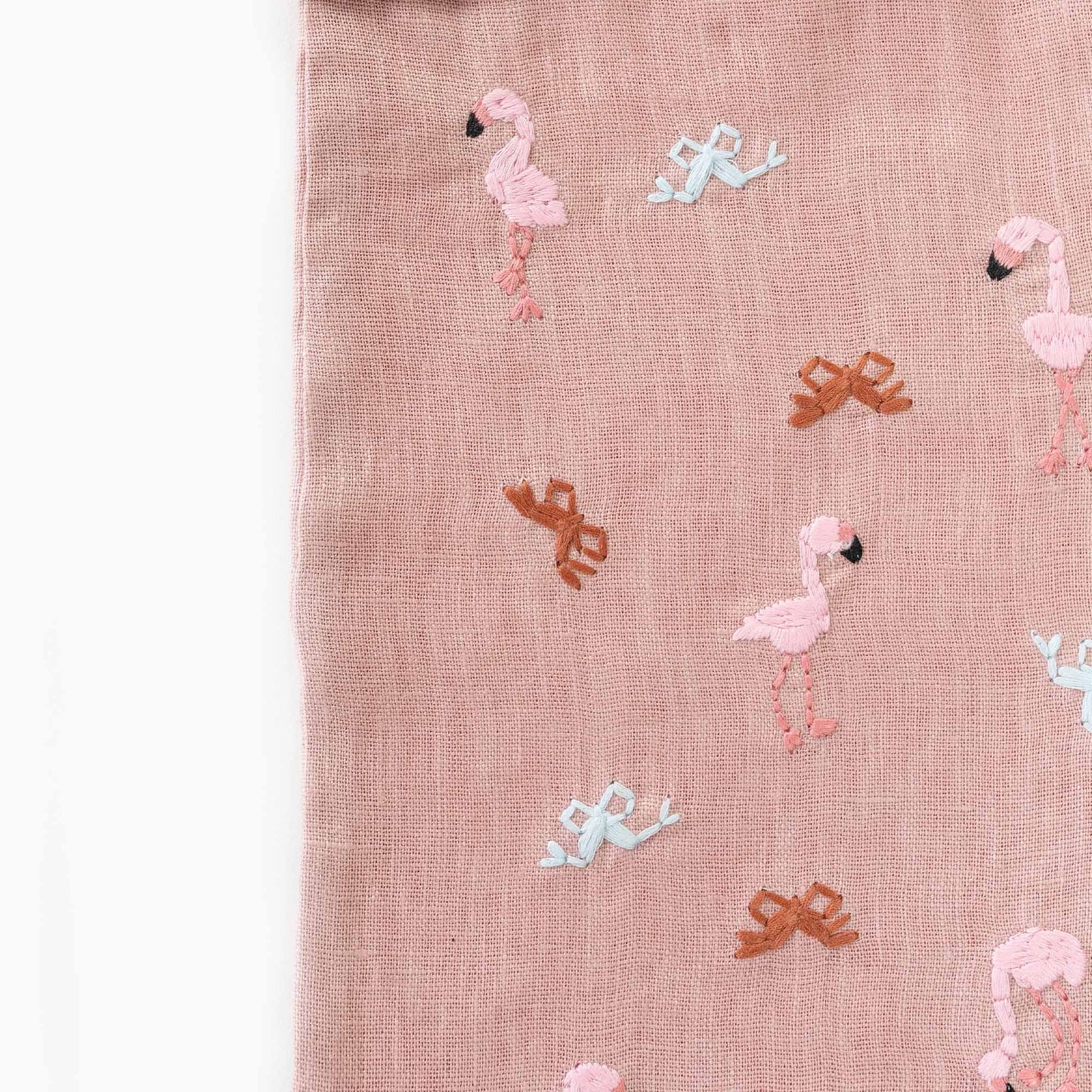 Bowing Flamingos Holiday Stocking