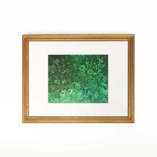 Degas Frame Featuring Dreaming of Green By Kim Ahonoukoun