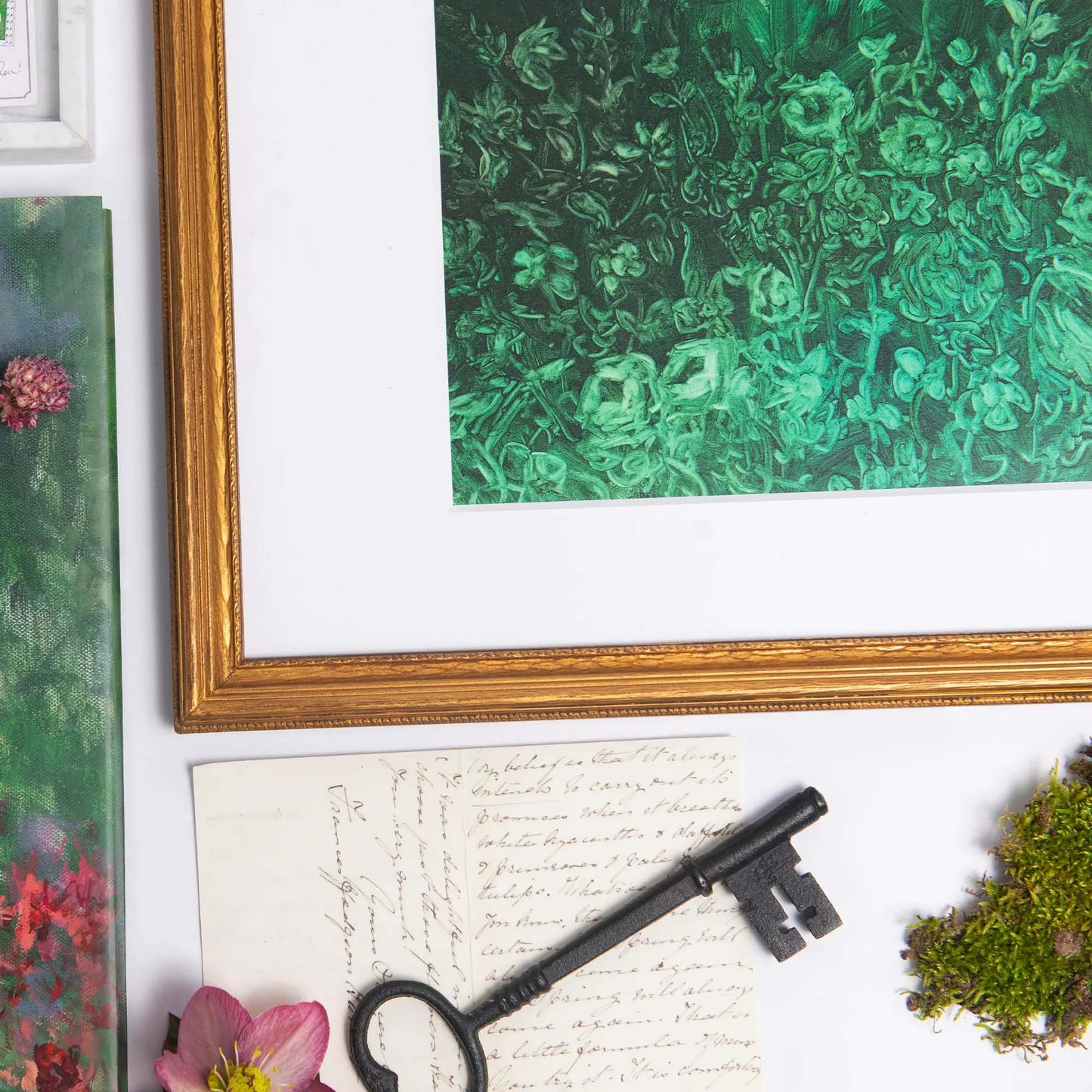 Degas Frame Featuring Dreaming of Green By Kim Ahonoukoun