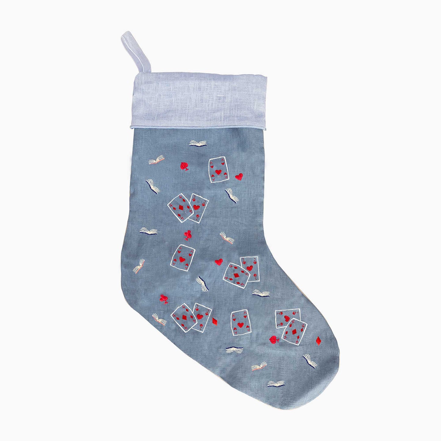 Flying Cards Holiday Stocking