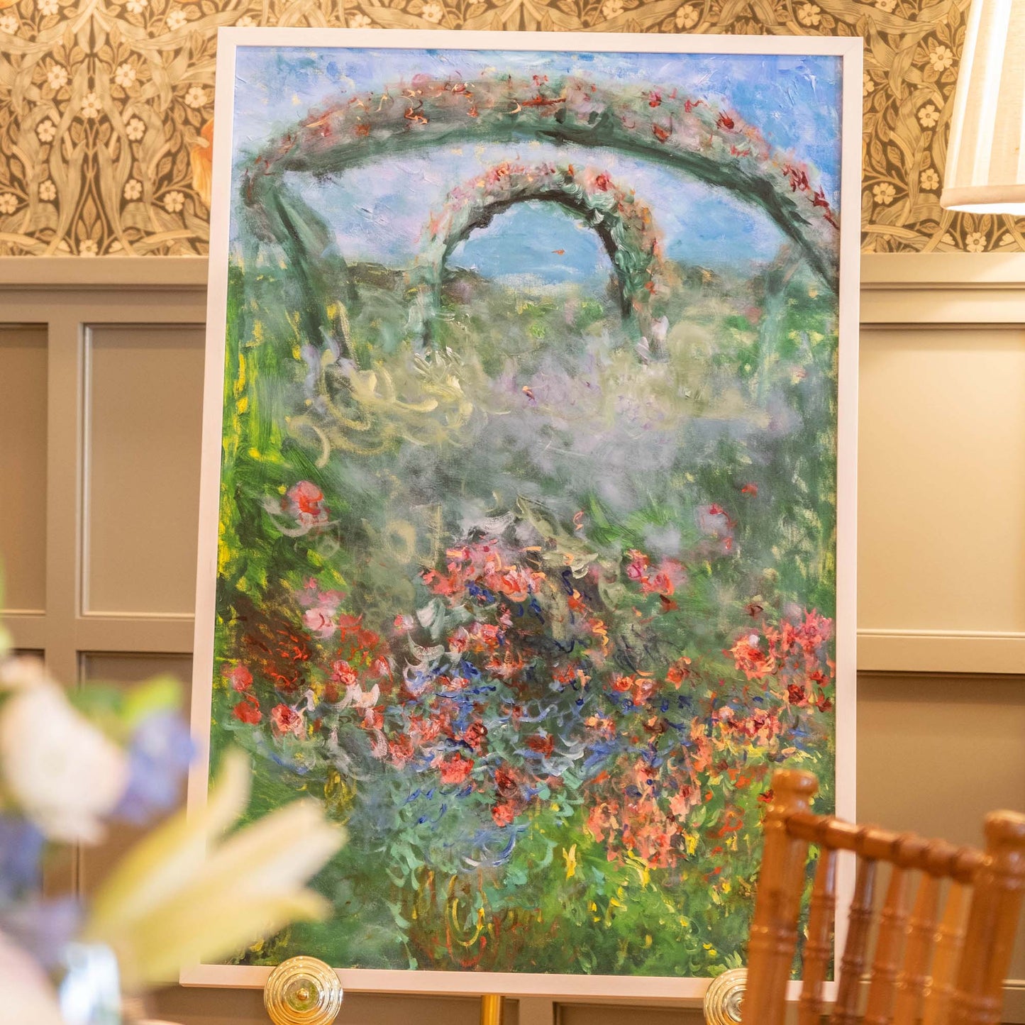 Garden in Bloom by Kim Ahonoukoun