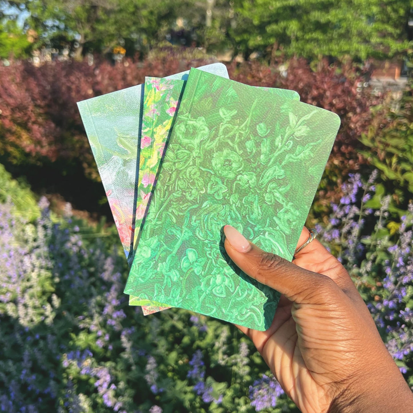 Set of 3 Pocket Journals - Impressions of The Secret Garden