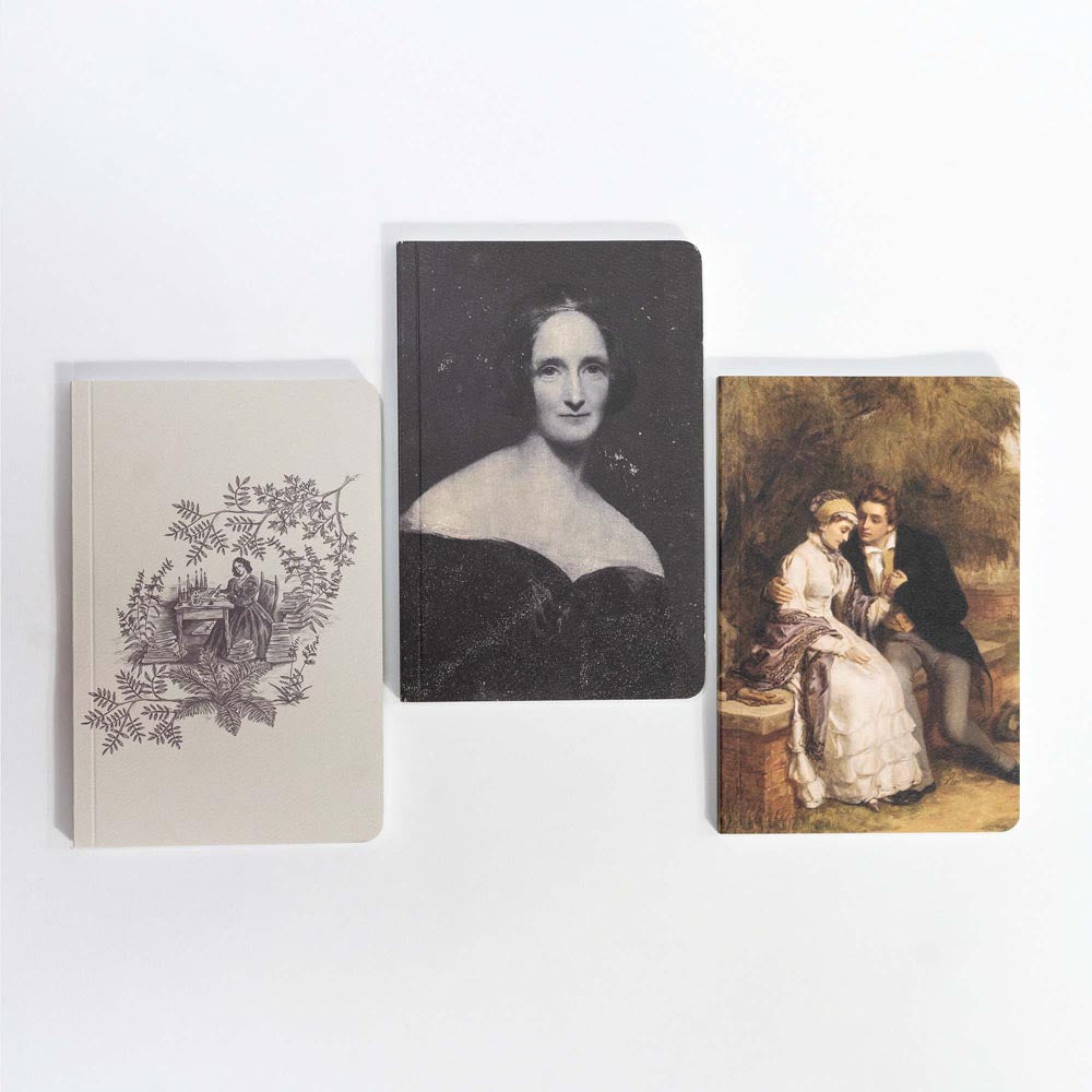 Set of 3 Pocket Journals - Portraits of Mary Shelley