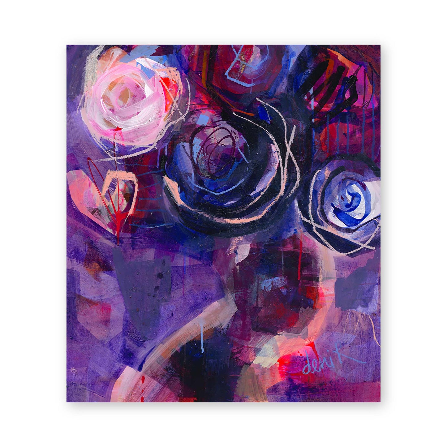 Laugh Blue Cry Pink by Deni Rayneau