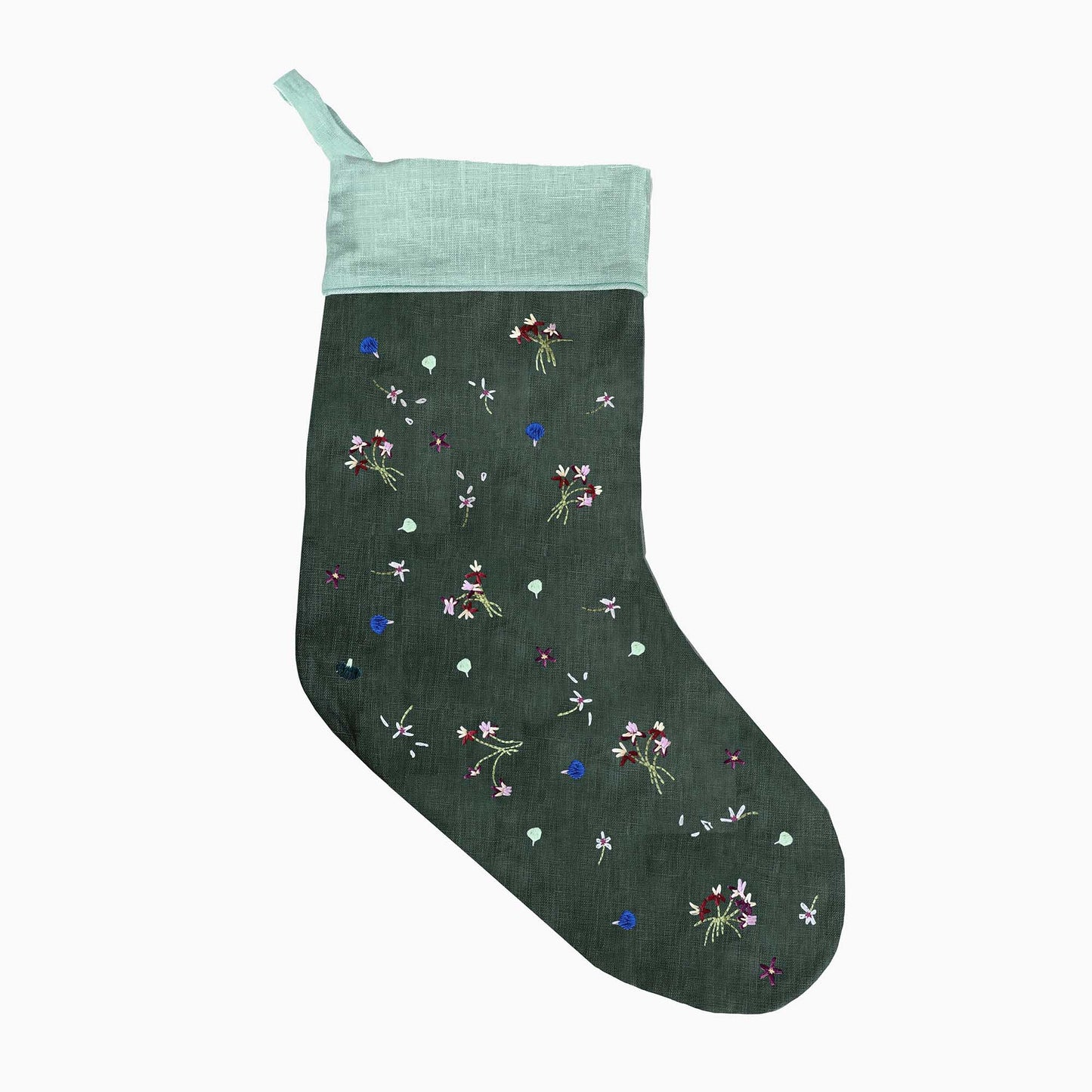 Mushroom Garden Holiday Stocking