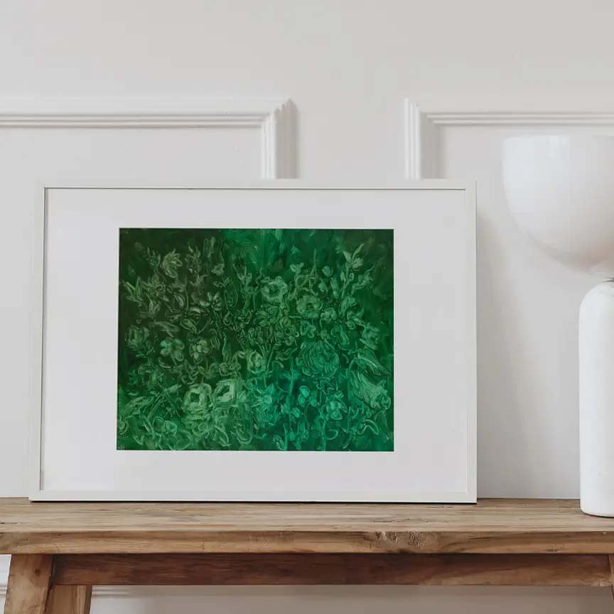 Dreaming of Green Art Print