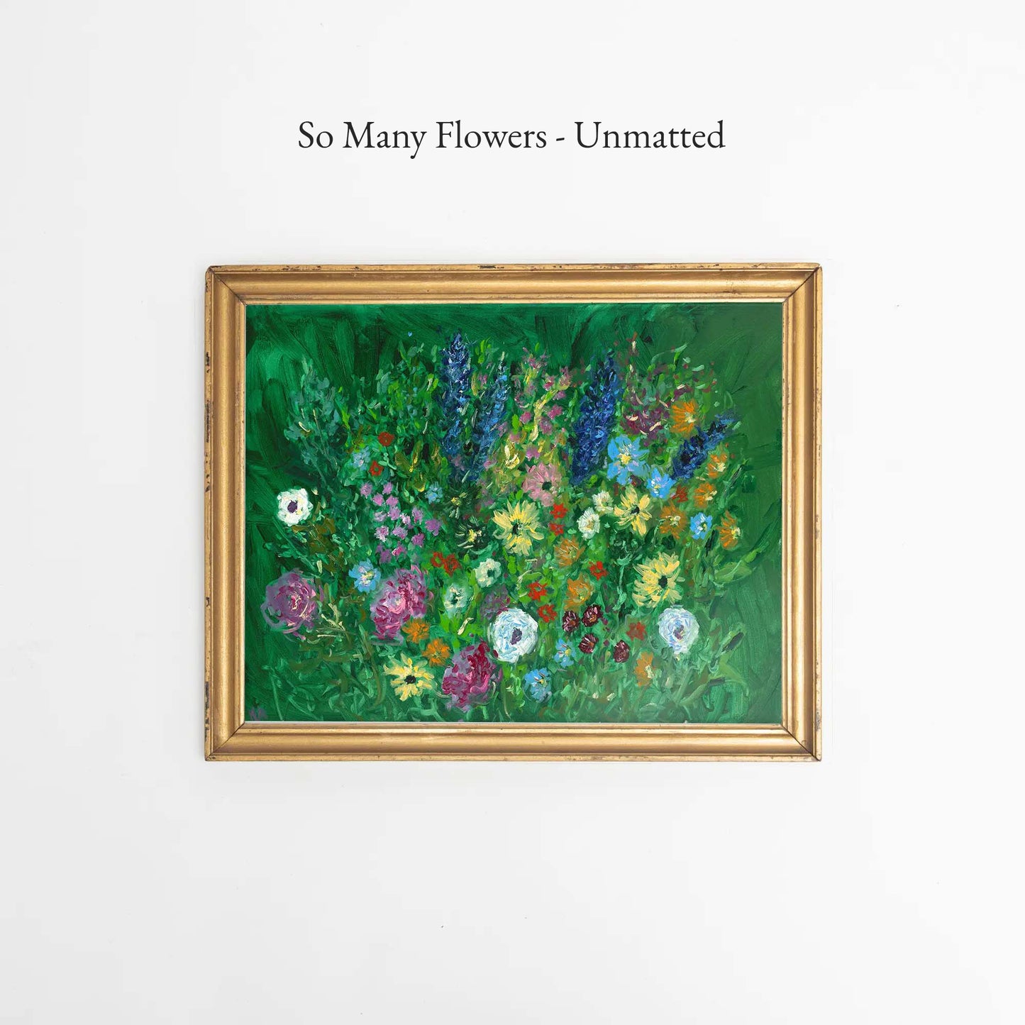 So Many Flowers - Unmatted