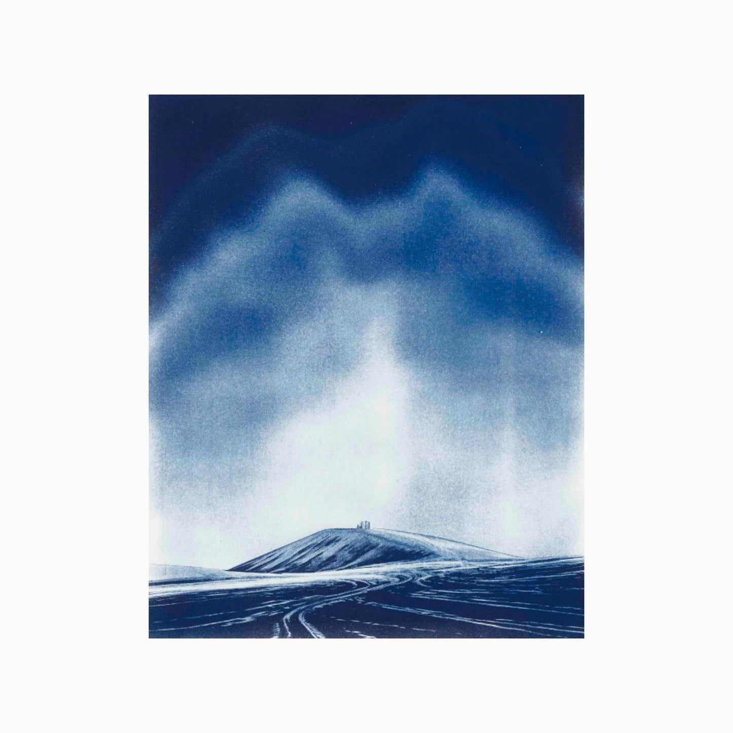 Sledge on the Horizon Art Print