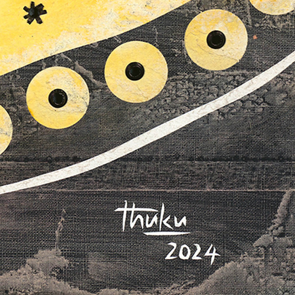 Untitled IV ('Kujibamba'/Having fun) by David Thuku