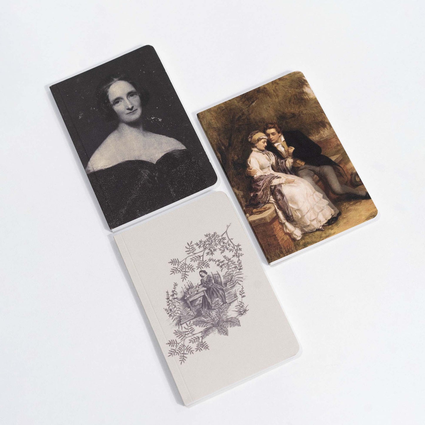 Set of 3 Pocket Journals - Portraits of Mary Shelley