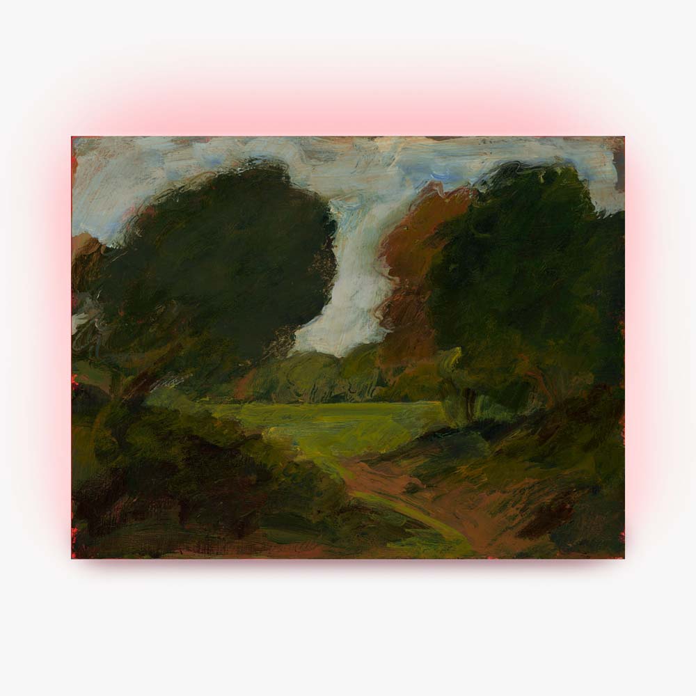 Touring Through Carriage Window, English Landscape by Tereza Horacek
