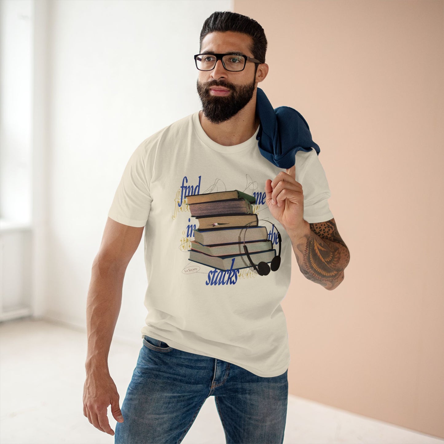 Find Me in the Stacks Graphic Tee