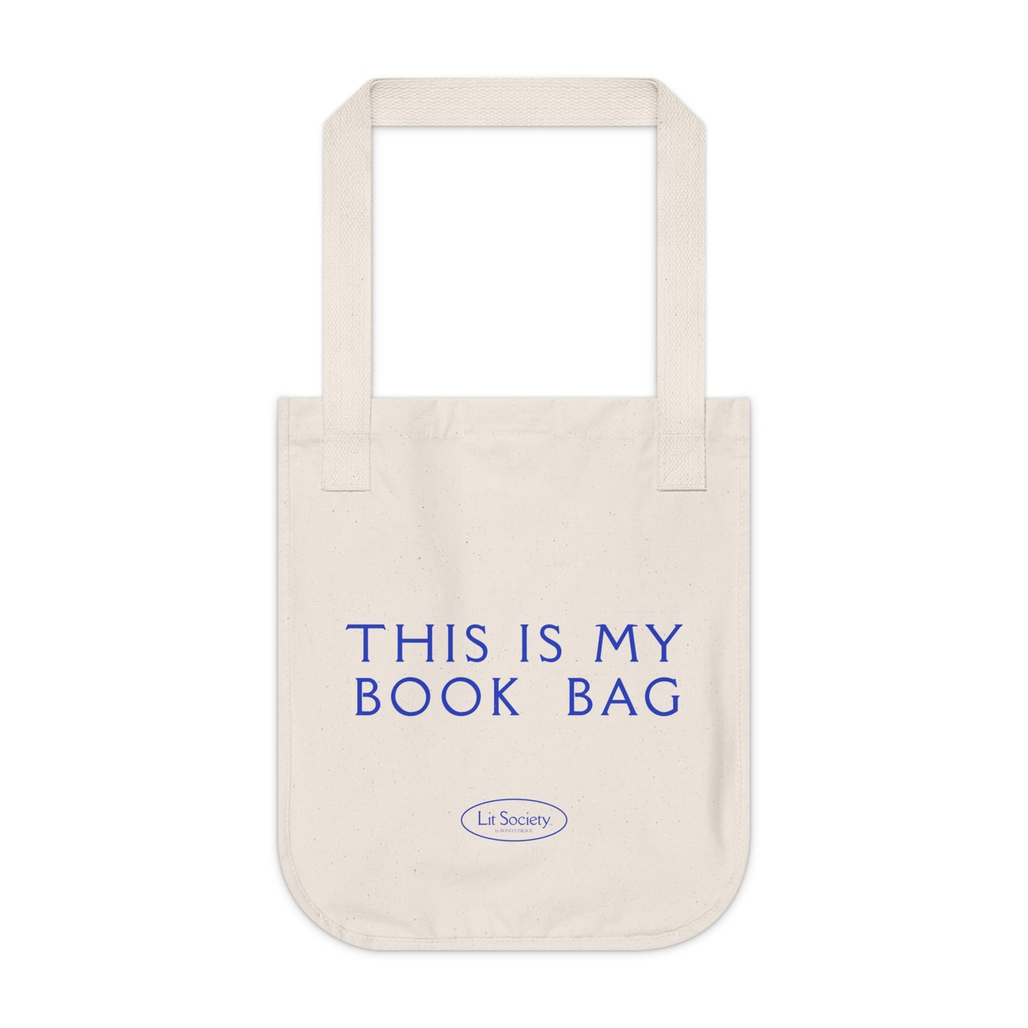 Lit Society Organic Canvas Tote