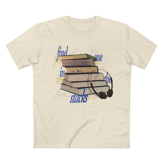 Find Me in the Stacks Graphic Tee