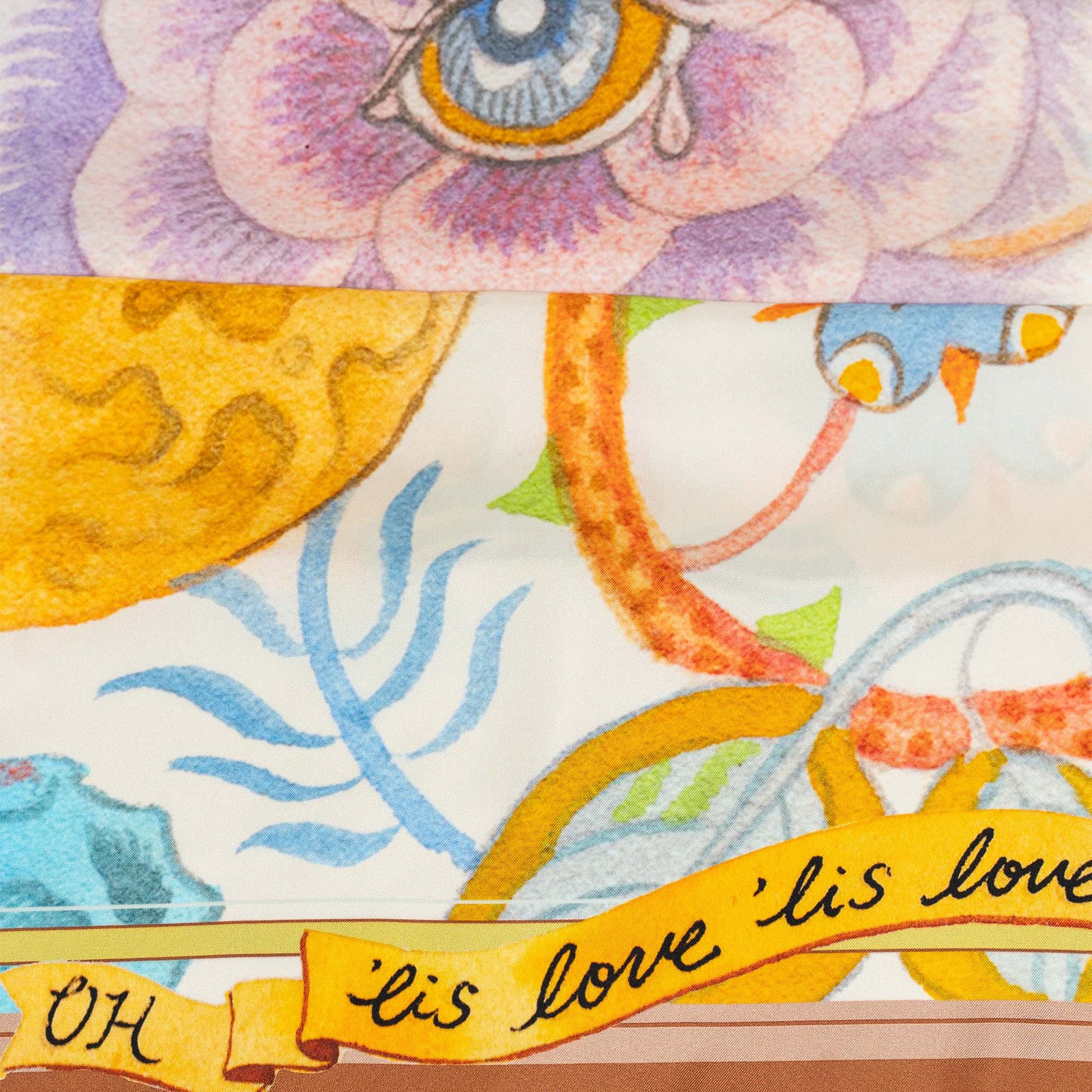 Garrulous Flowers Art Scarf
