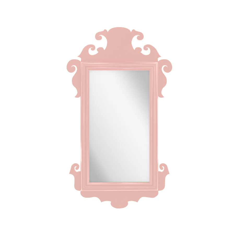 Charleston Mirror - Flamingo Blush