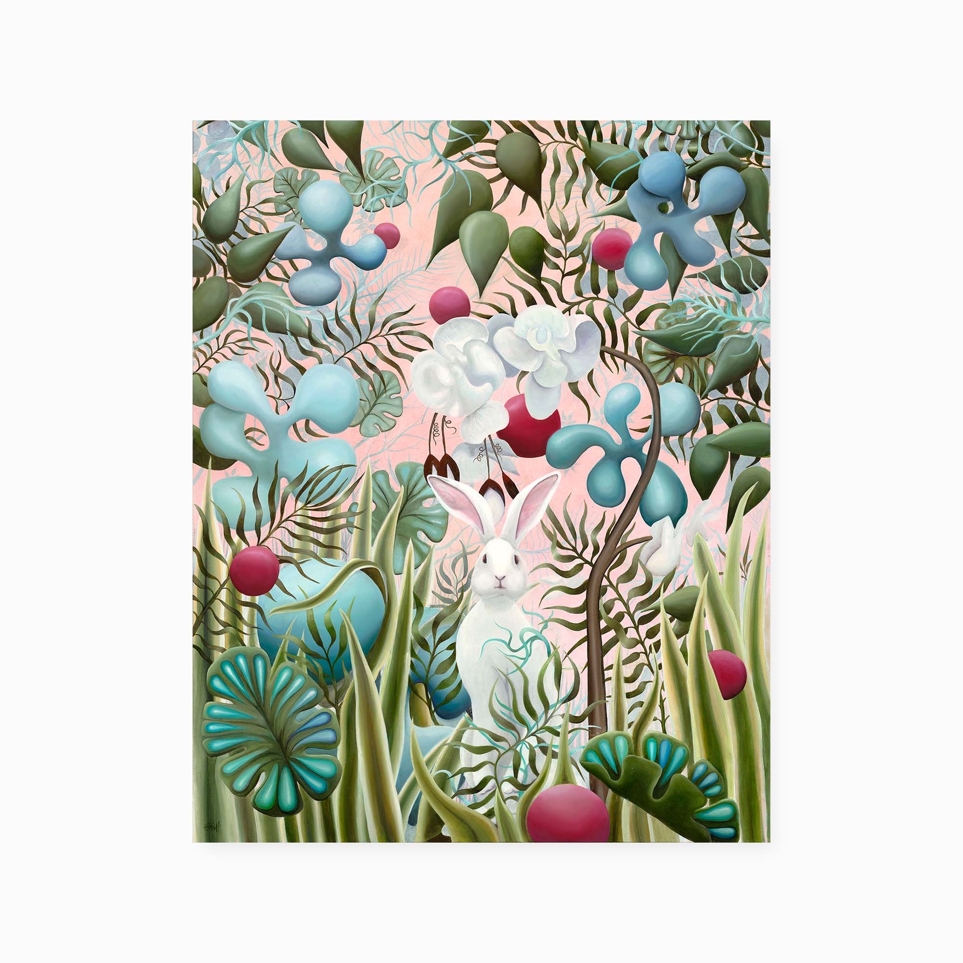 The Rabbit Art Print by Emma Knight