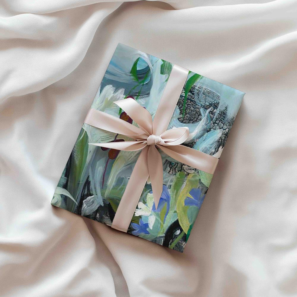 Inner Gardens Gift Wrap & Creative Papers Book