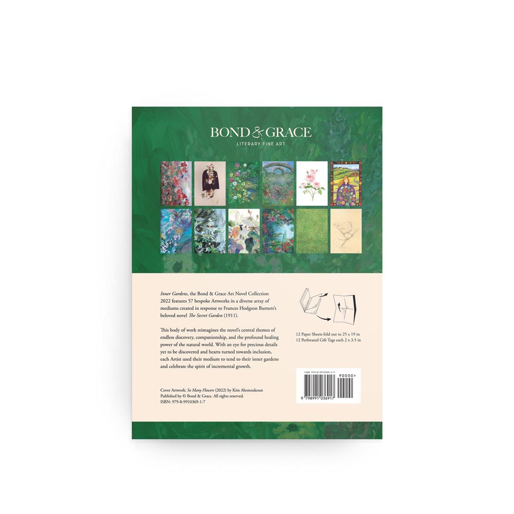 Inner Gardens Gift Wrap & Creative Papers Book