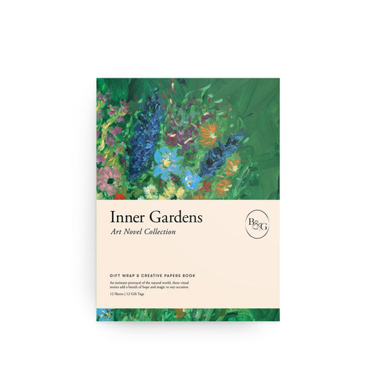 Inner Gardens Gift Wrap & Creative Papers Book