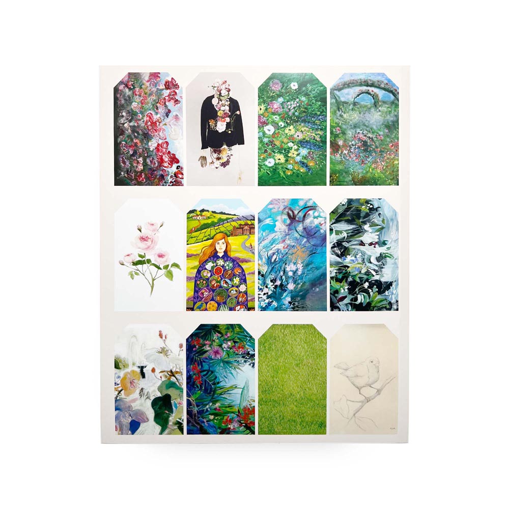 Inner Gardens Gift Wrap & Creative Papers Book