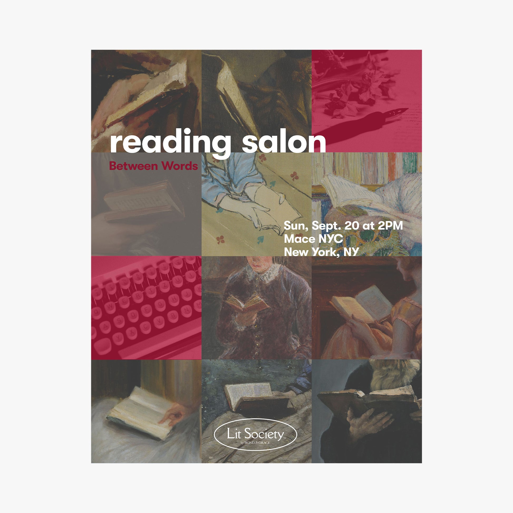 Reading Salon: Between Words - NYC