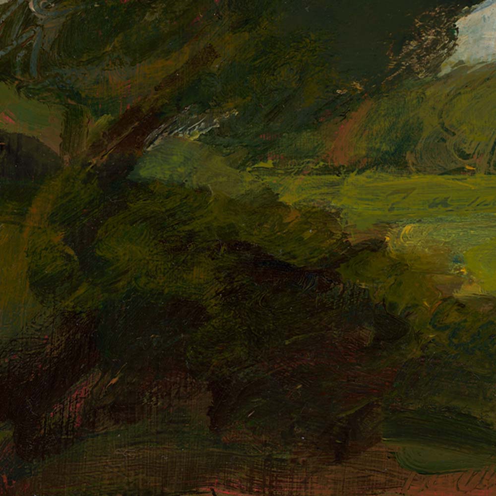 Touring Through Carriage Window, English Landscape by Tereza Horacek