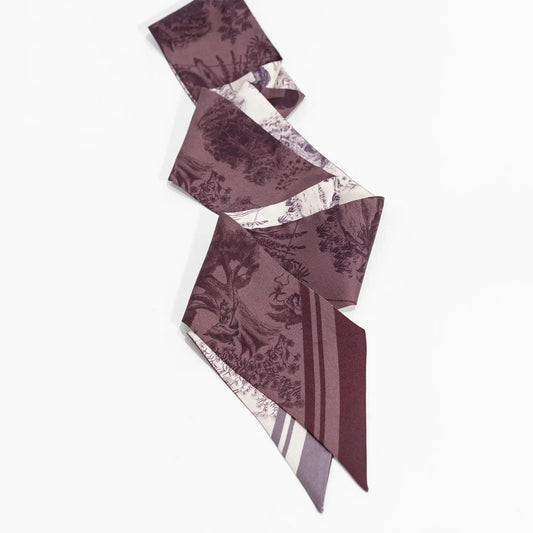The Heroines Silk Twilly Scarf