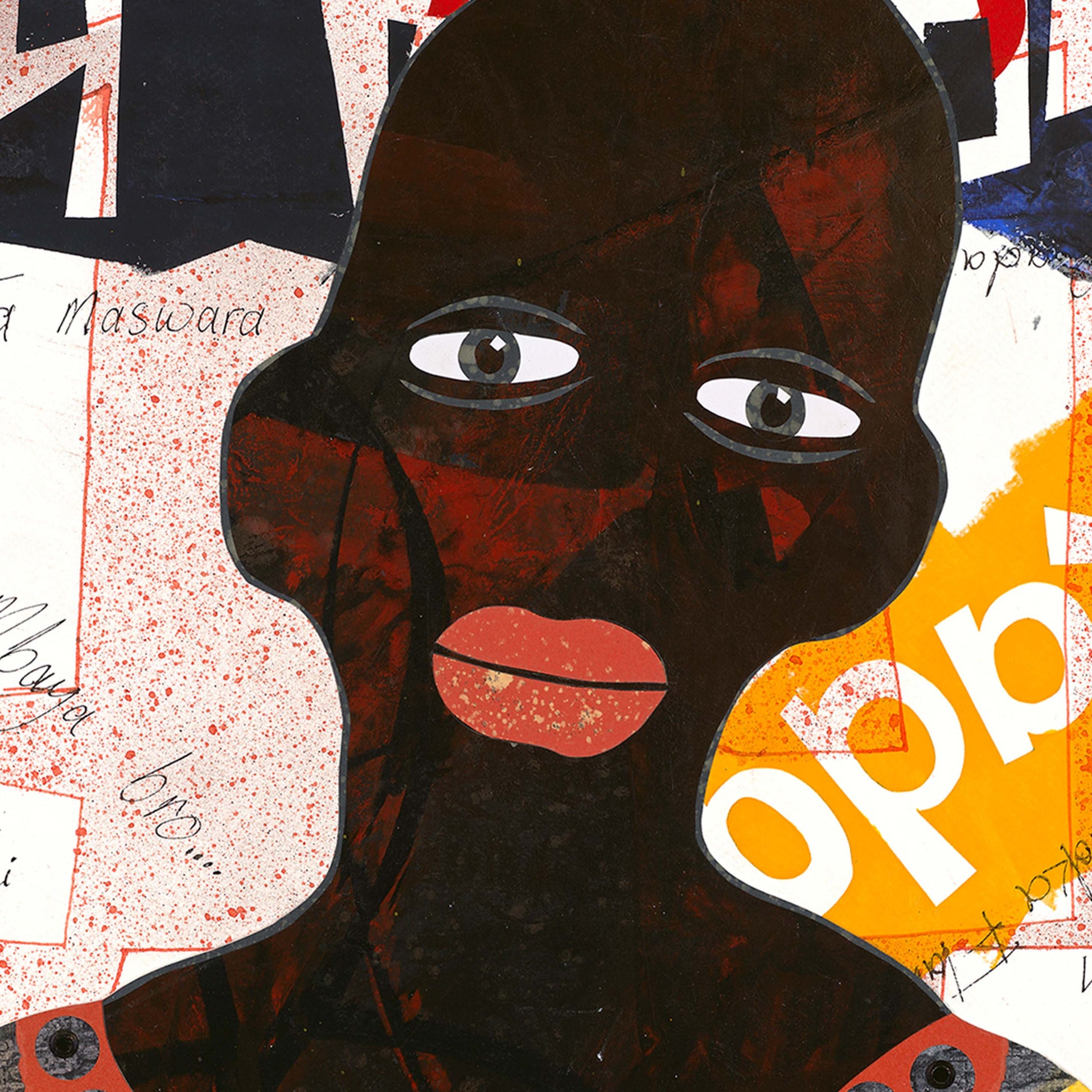 Untitled IV ('Kujibamba'/Having fun) by David Thuku