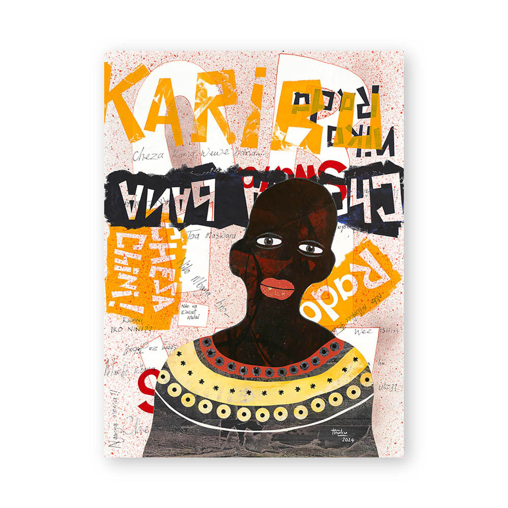 Untitled IV ('Kujibamba'/Having fun) by David Thuku 