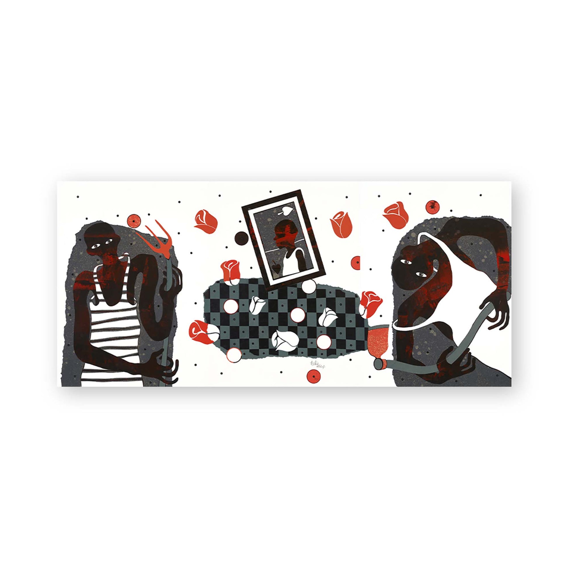 Untitled V (Wahusika) by David Thuku