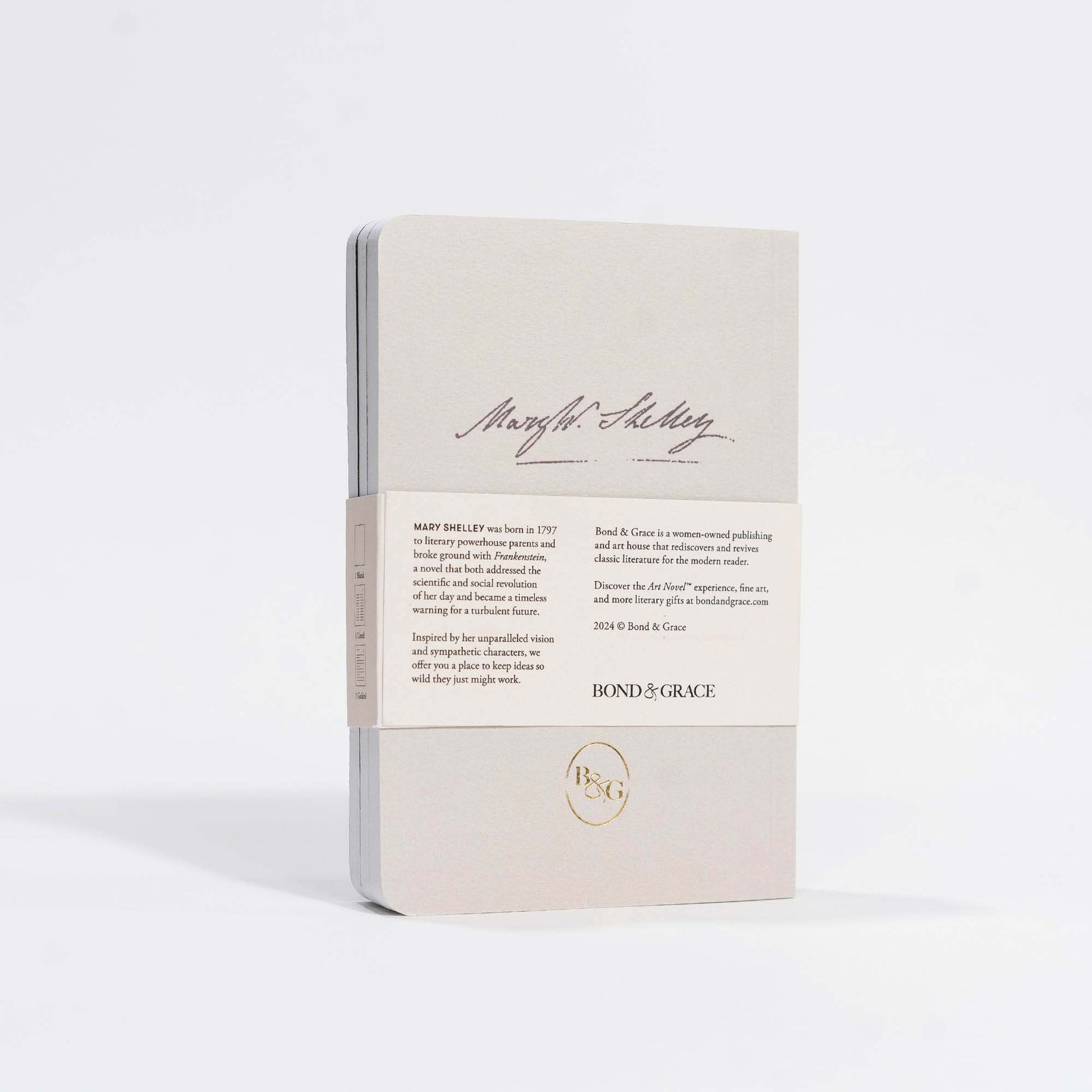 Set of 3 Pocket Journals - Portraits of Mary Shelley